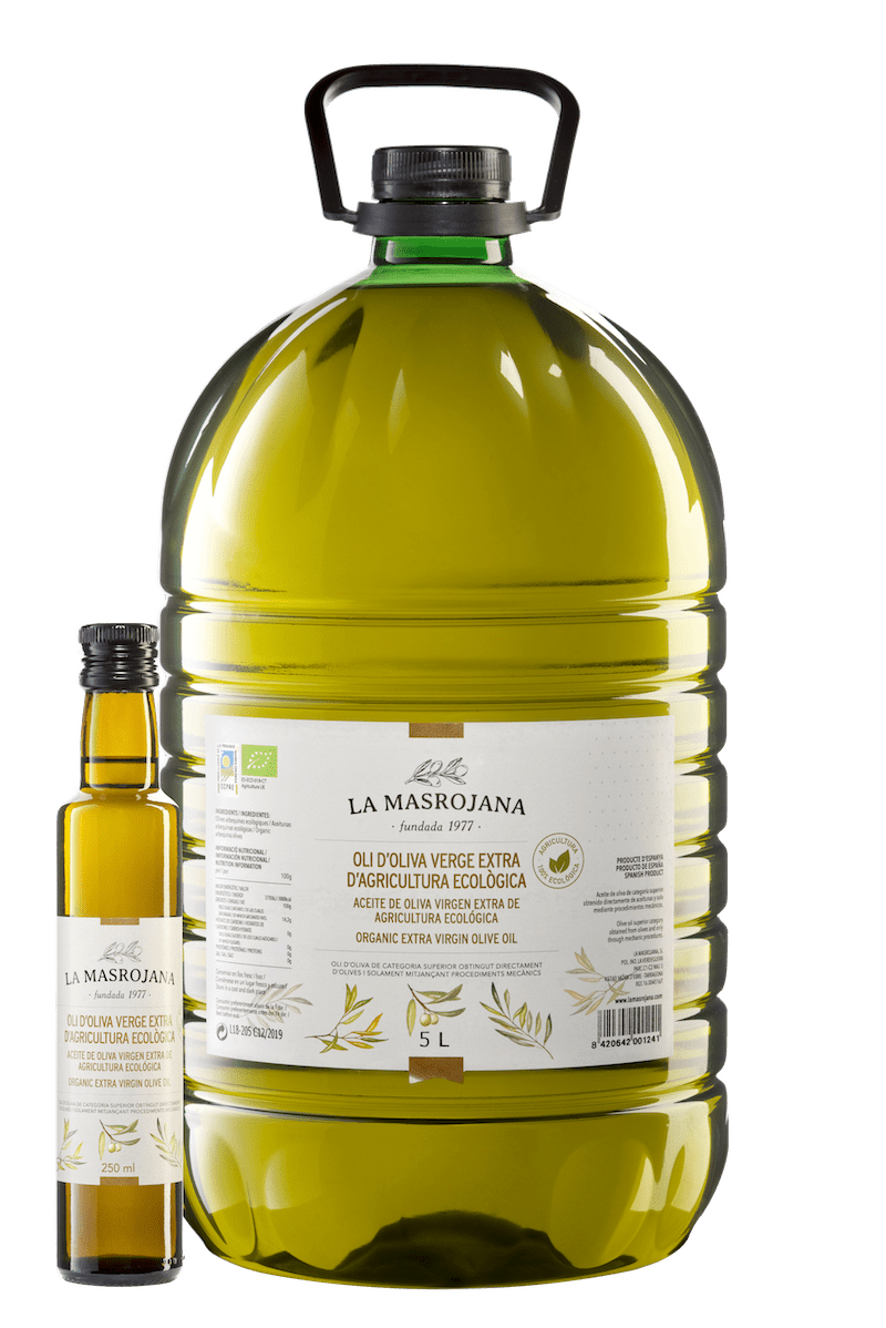 Aceite de oliva virgen extra de agricultura ecológica