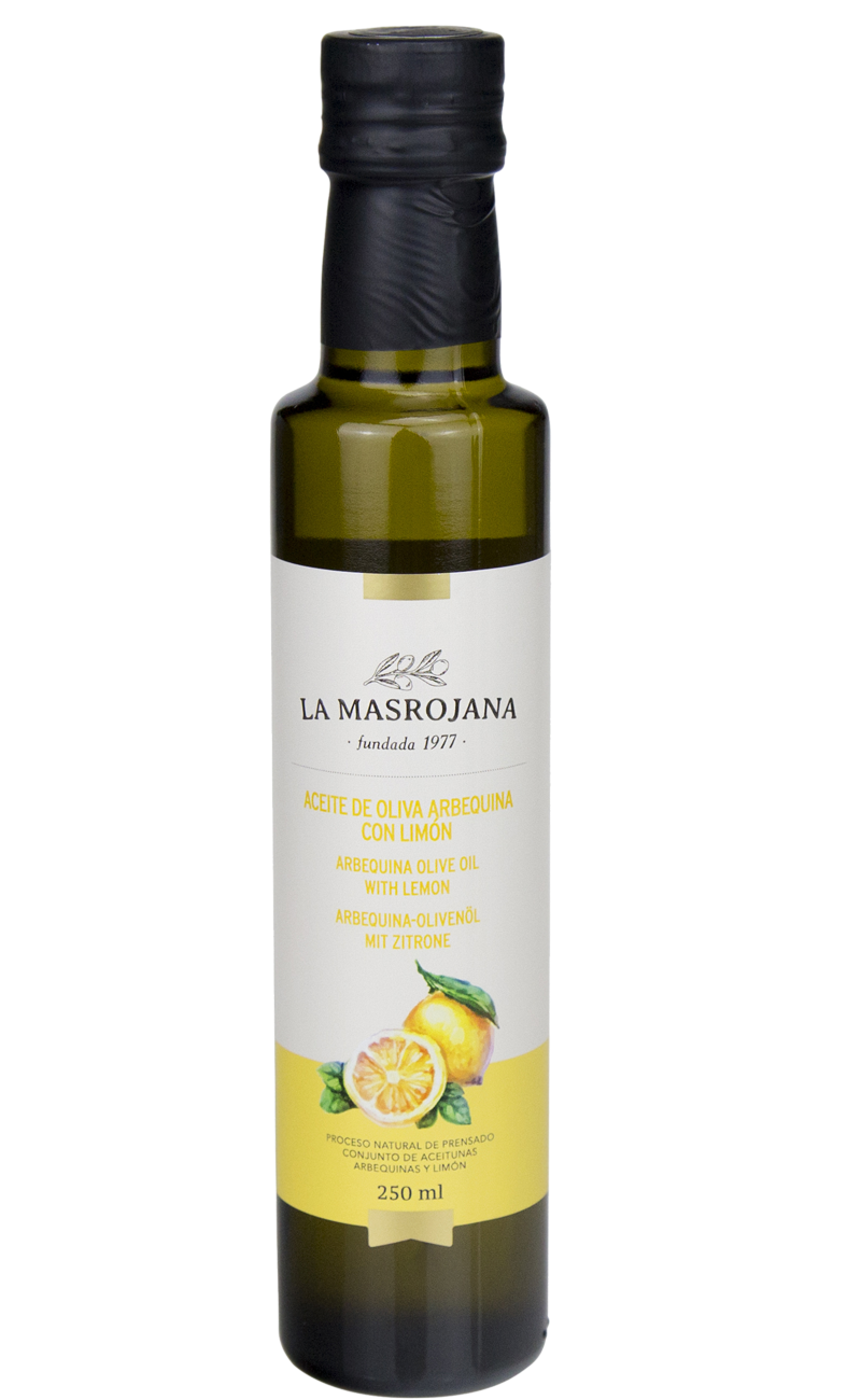 Aceite de oliva Arbequina con limón
